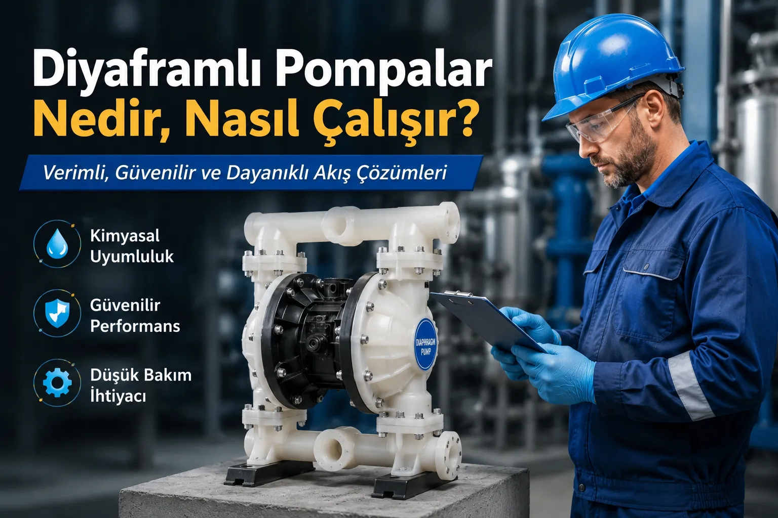 Asit, Çamur veya Bal Fark Etmez: Her Akışkanı Taşıyan Diyaframlı Pompaların Sırrı