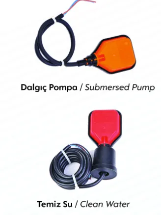 Element Seviye Flatörü Dalgıç Pompa ve Temiz Su